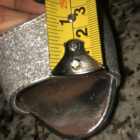Silver/Sparkling High Heels - Picture 6 of 8
